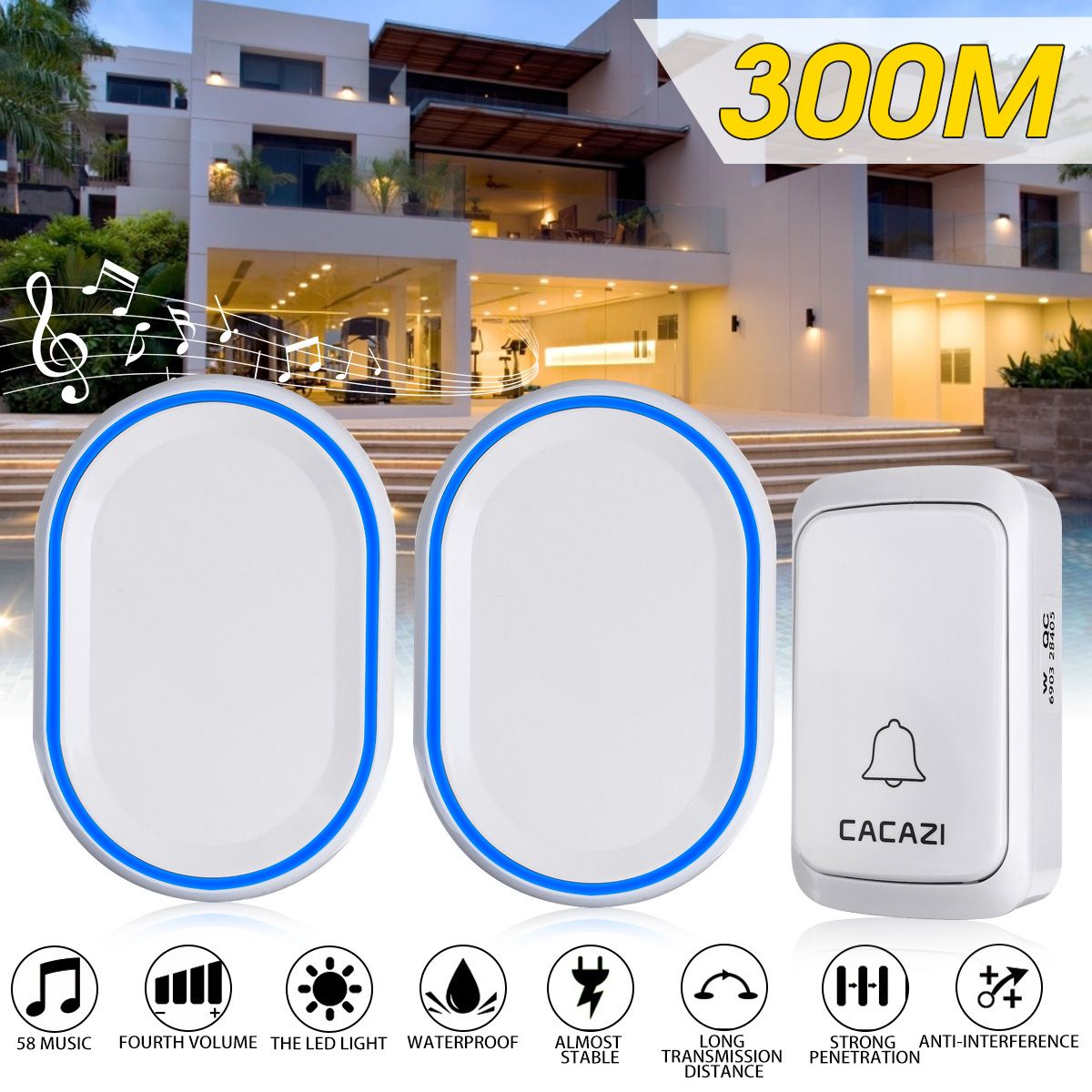 58-Tune-Songs-Wireless-Doorbell-Securityc-Remote-Button-Home-Flashing-Door-Bell-1587289