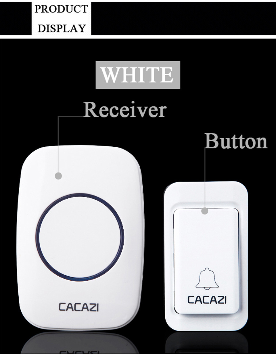 CACAZI-A10G-2-Wireless-Doorbell-Self-powered-No-batteries-Waterproof-Button-120M-Remote-LED-Light-Ho-1630650