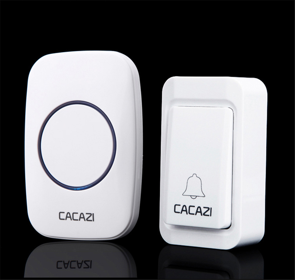 CACAZI-A10G-2-Wireless-Doorbell-Self-powered-No-batteries-Waterproof-Button-120M-Remote-LED-Light-Ho-1630650
