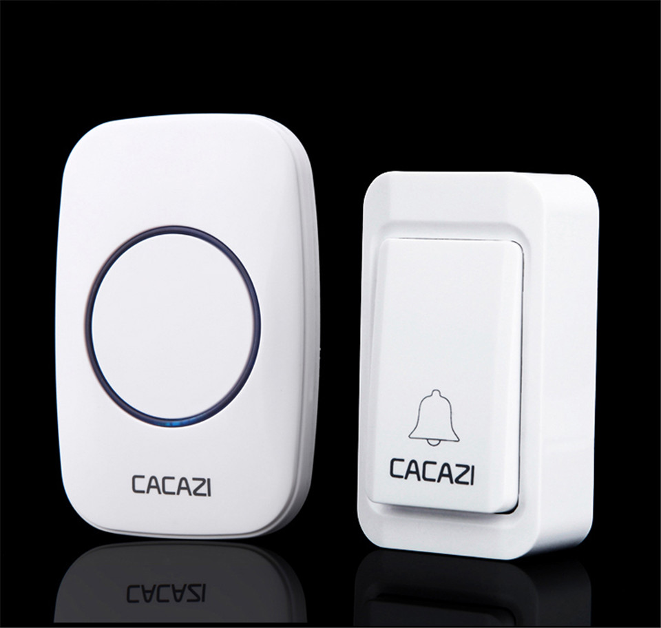 CACAZI-A10G-3-Wireless-Doorbell-Self-powered-No-batteries-Waterproof-Button-120M-Remote-LED-Light-Ho-1630656