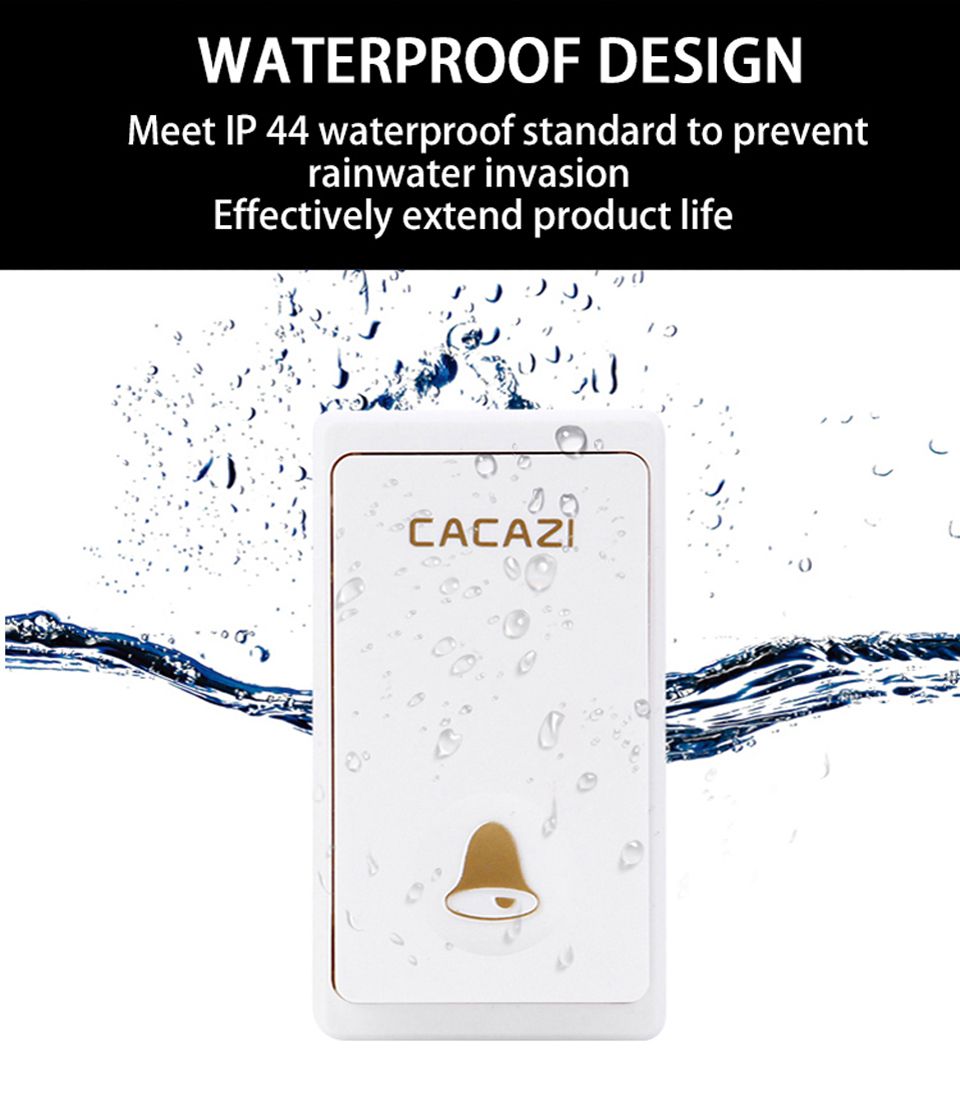 CACAZI-FA20-2-Self-powered-Waterproof-Wireless-Doorbell-200M-Remote-LED-Light-Home-Music-Doorbell-36-1630648