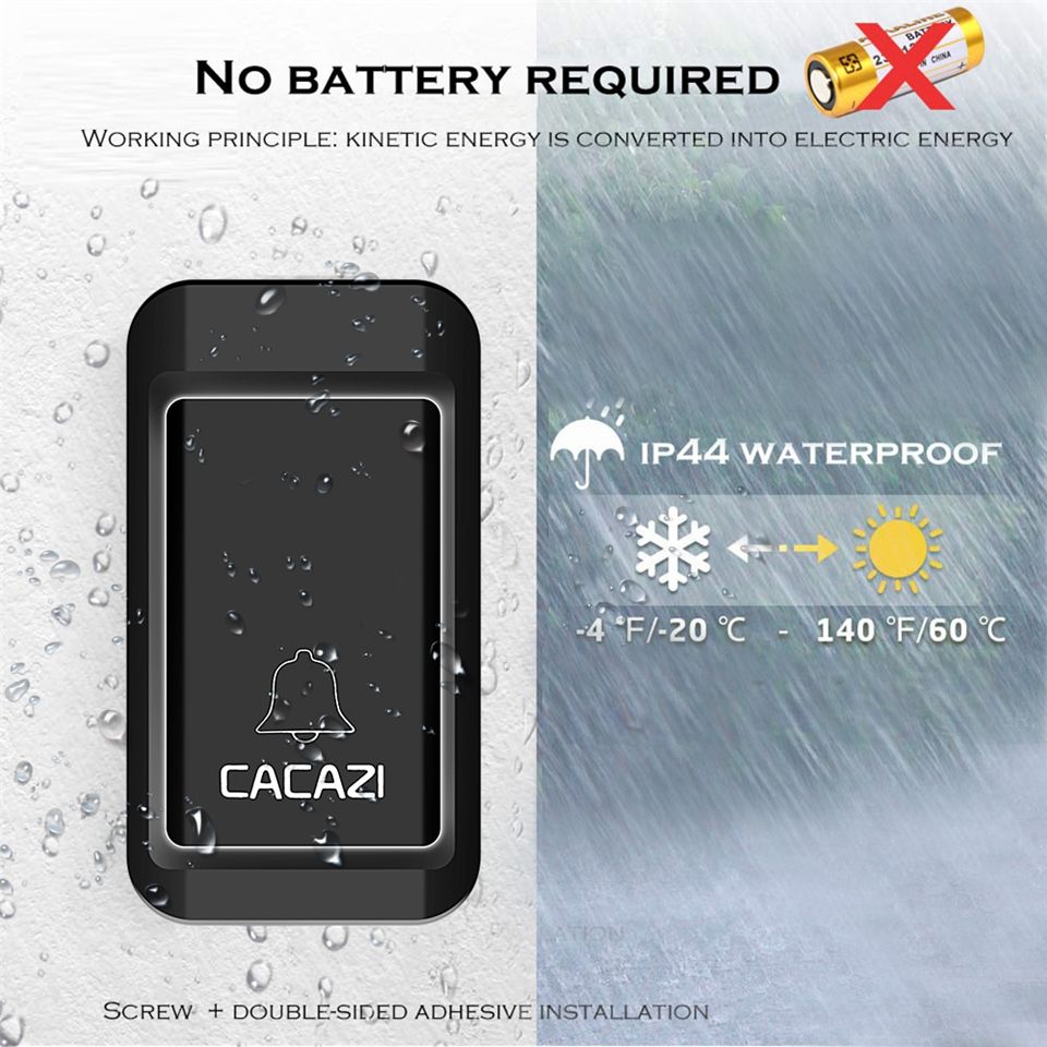 CACAZI-FA68-No-Battery-Required-Home-Wireless-Doorbell-1-Button-1-Receiver-Waterproof-Self-Powered-R-1630645