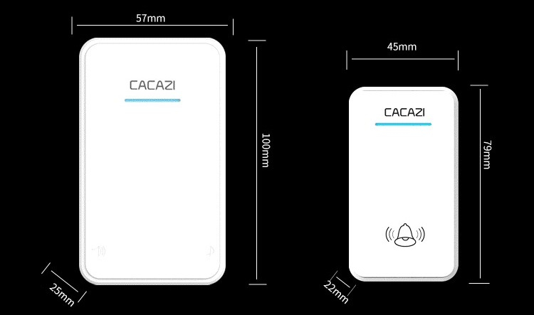 CACAZI-Long-Range-Wireless-Doorbell-DC-Battery-Operated-300M-Remote-Door-Bell-48-Rings-6-Volume-1241033