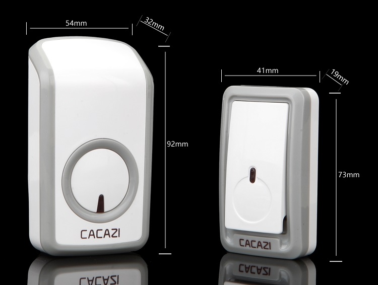 CACAZI-Wireless-Doorbell-AC-110-220V-Ultra-Long-Distance-350M-Remote-Door-Bell-48-Chimes-6-Volume-1241035
