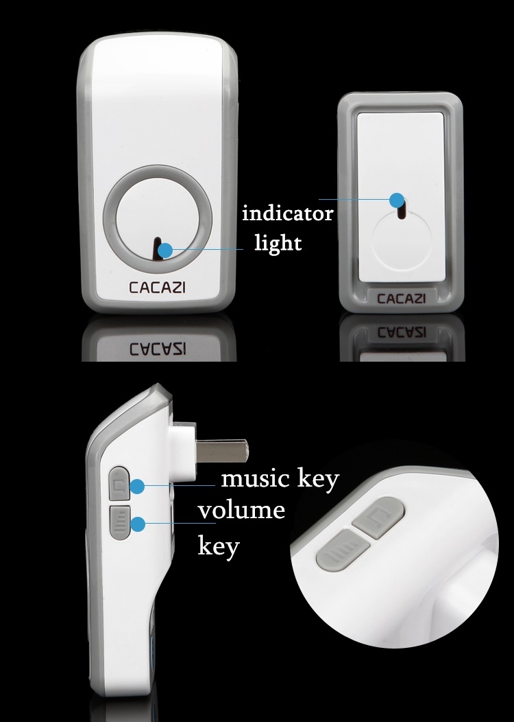 CACAZI-Wireless-Doorbell-AC-110-220V-Ultra-Long-Distance-350M-Remote-Door-Bell-48-Chimes-6-Volume-1241035