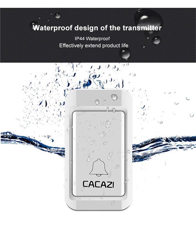 CACAZI-Wireless-Doorbell-No-Battery-Need-Waterproof-Doorbell-Cordless-Remote-AC-110V-220V-EU-US-Plug-1176691