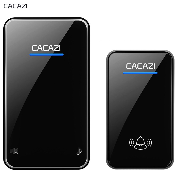 CACAZI-Wireless-Doorbell-Waterproof-DC-12V-300M-Remote-Door-Bell-Chime-Ring-110dB-1-Button-Receiver-1177764