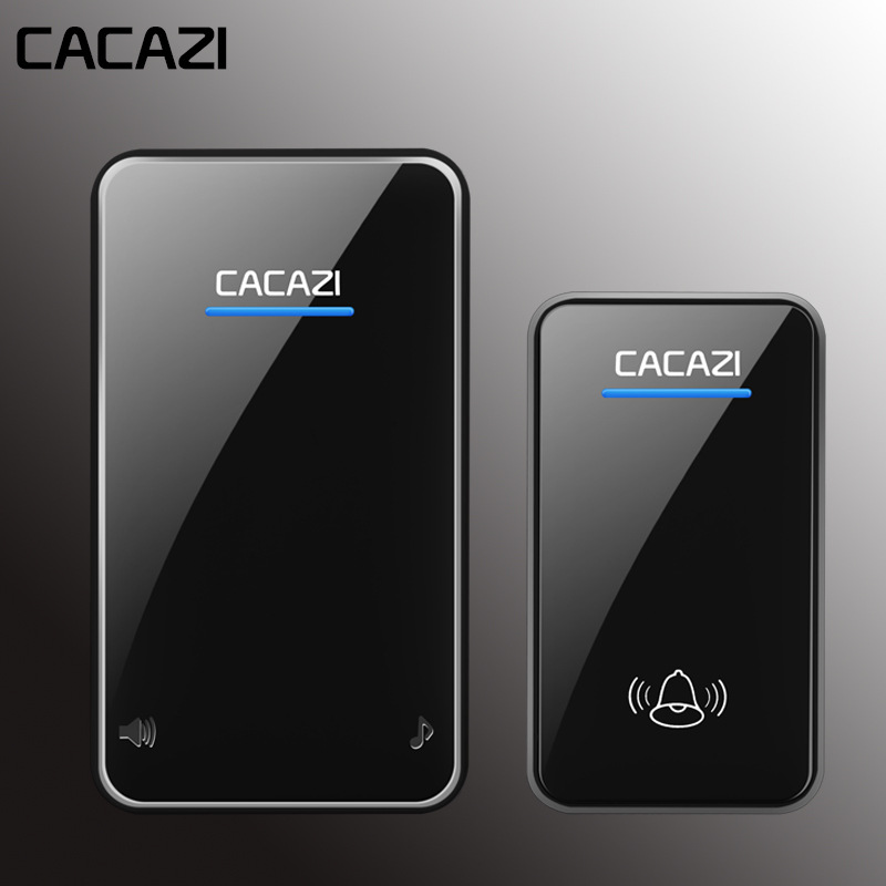 Cacazi-A8-AC-Wireless-Doorbell-Waterproof-300M-Remote-Long-Range-Door-Bell-48-Rings-6-Volume-Door-Ch-1624754