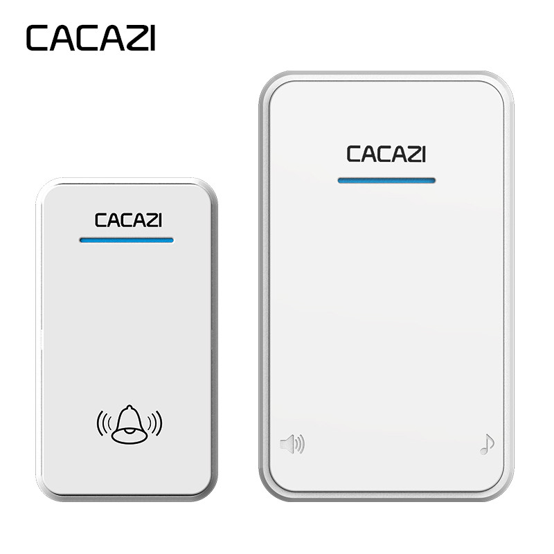 Cacazi-A8-DC-Wireless-Doorbell-Waterproof-300M-Remote-Long-Range-Door-Bell-48-Rings-6-Volume-Door-Ch-1624753