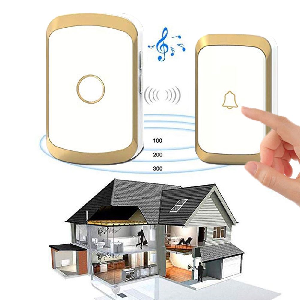 Home-Security-Wireless-Doorbell-Waterproof-AC-100-240V-300M-Rannge-DoorBell-1693699