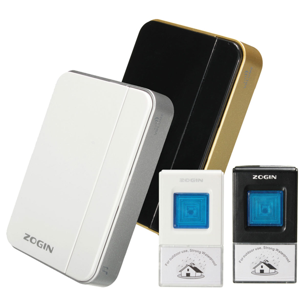 Melody-Wireless-Cordless-Digital-Chime-DoorBell-American-Plug-120M-Range-1040617