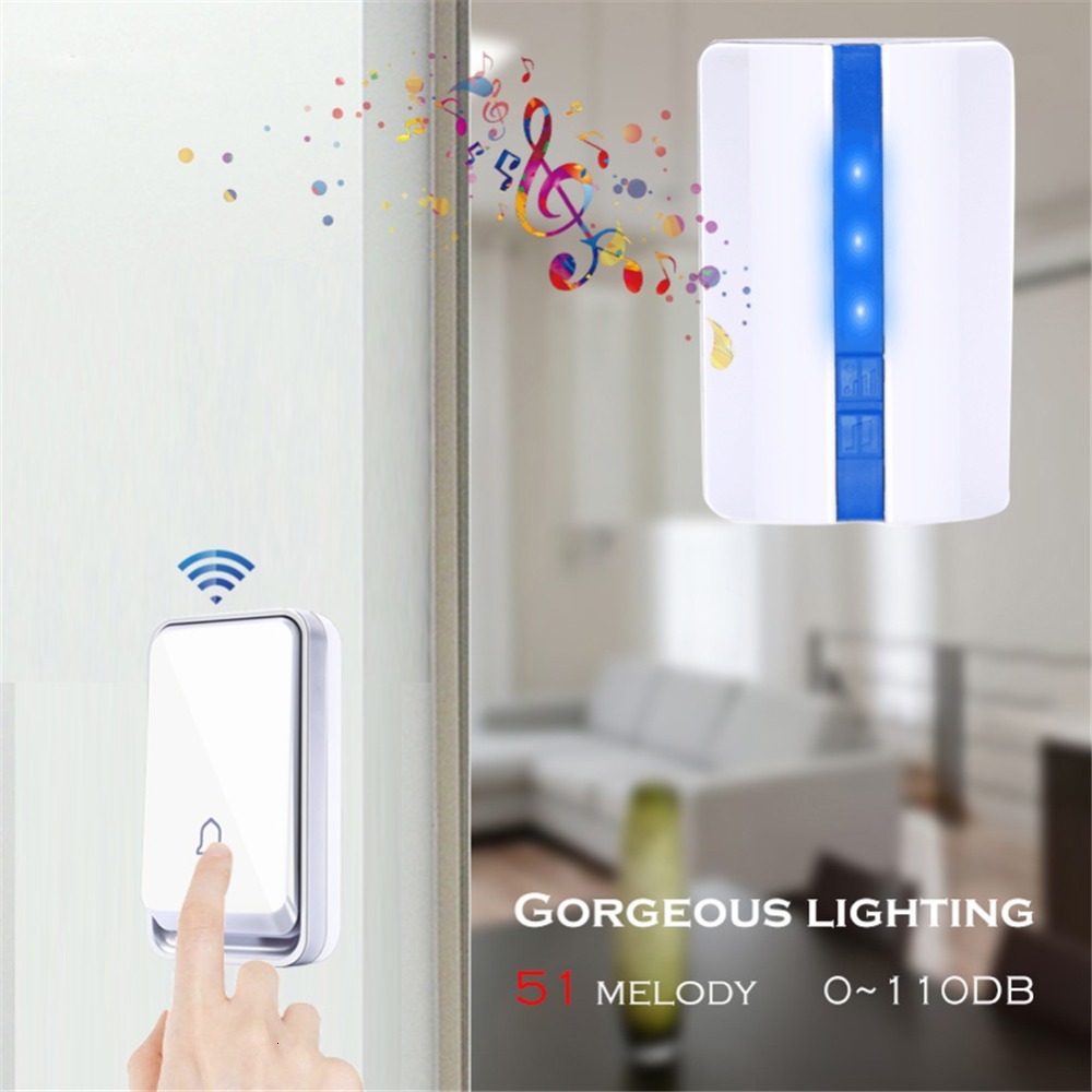 SMATRUL-K33-Self-powered-Waterproof-Wireless-DoorBell-No-Battery-Smart-Door-Bell-Chime-LED-Light-Whi-1640042