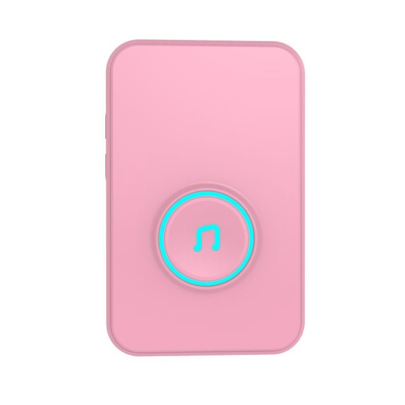 Self-Powered-Wireless-Music-Doorbell-Self-Generating-Long-Distance-No-Battery-Pink-EU-US-Plug-1614490