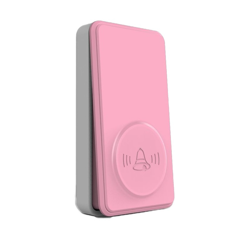 Self-Powered-Wireless-Music-Doorbell-Self-Generating-Long-Distance-No-Battery-Pink-EU-US-Plug-1614490