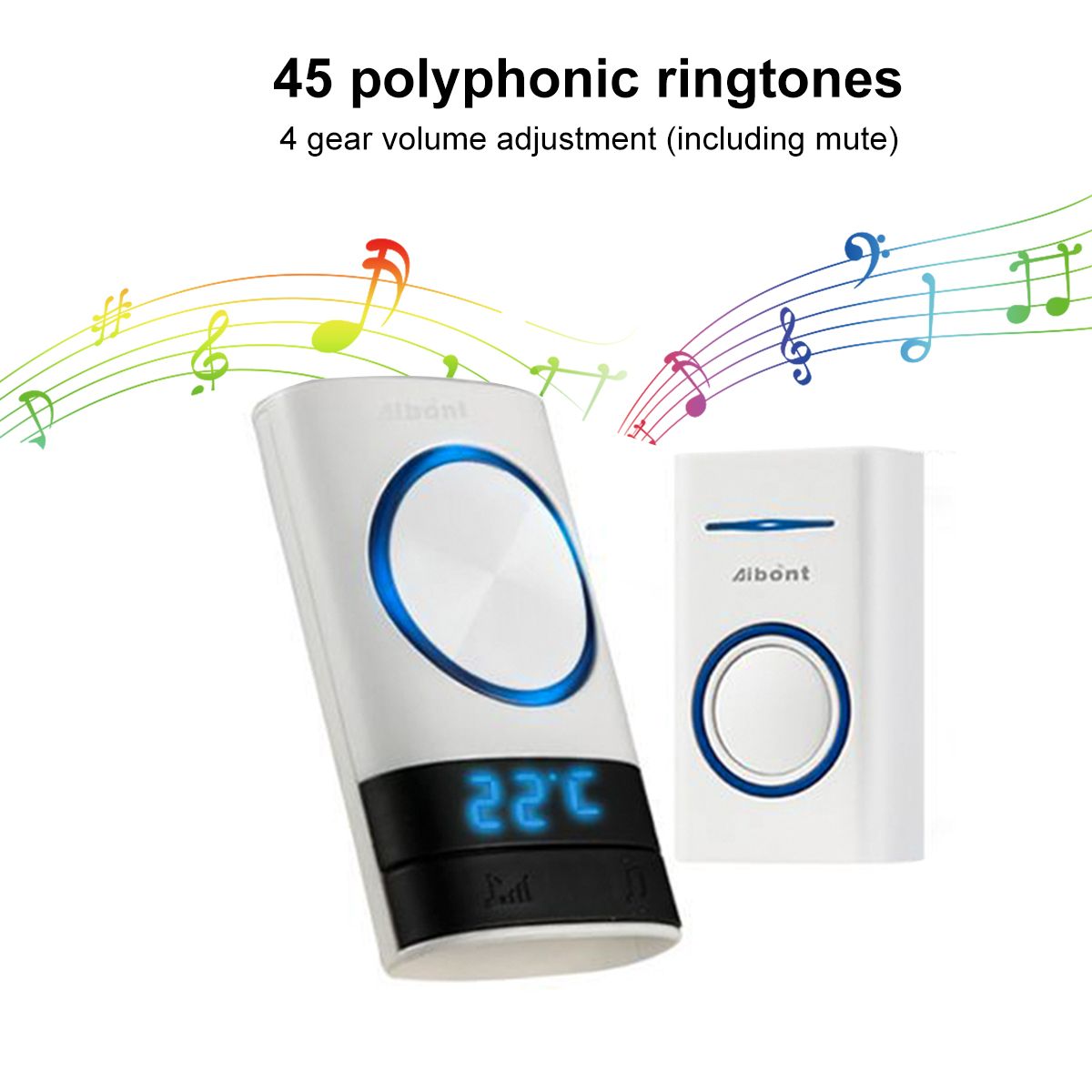 Smart-Wireless-Doorbell-45-Songs-Polyphonic-Ringtones-200m-Transmission-Door-Bell-1733573