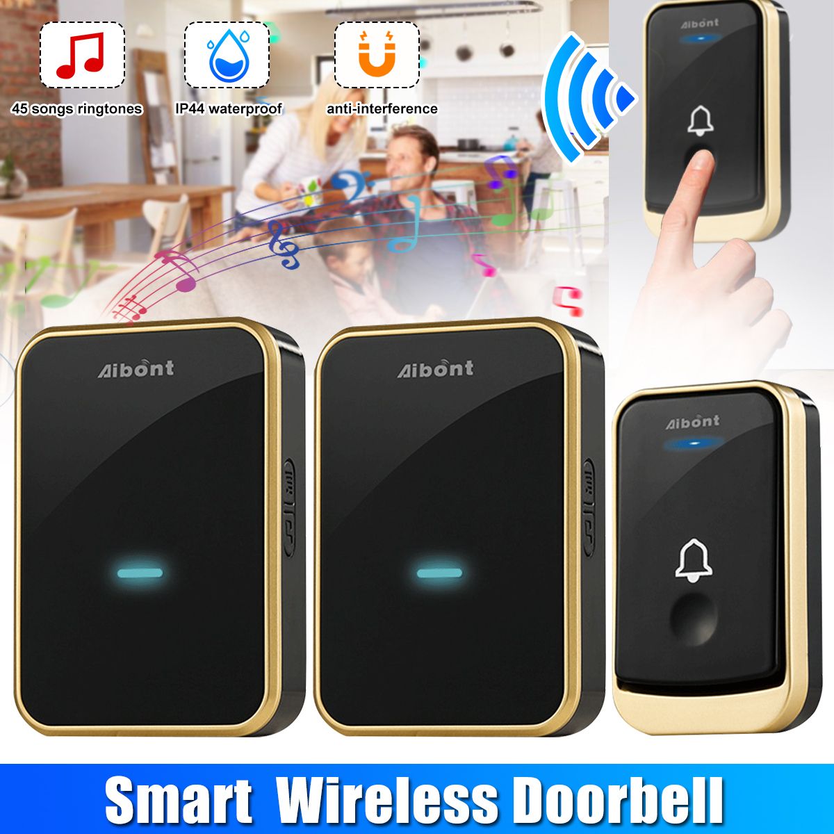 Smart-Wireless-Doorbell-45-Songs-Ringtones--200m-Transmission-Door-Bell-1729993