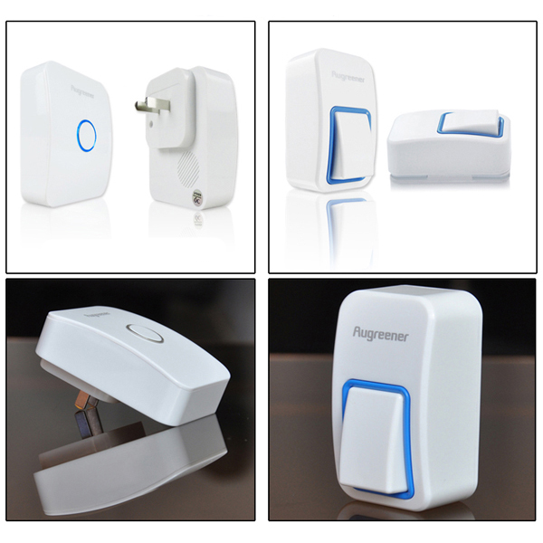 US-Plug-Augreener-Wireless-Cordless-Wireless-Control-Doorbell-Battery-free-25-Chime-Digital-Doorbell-1023670