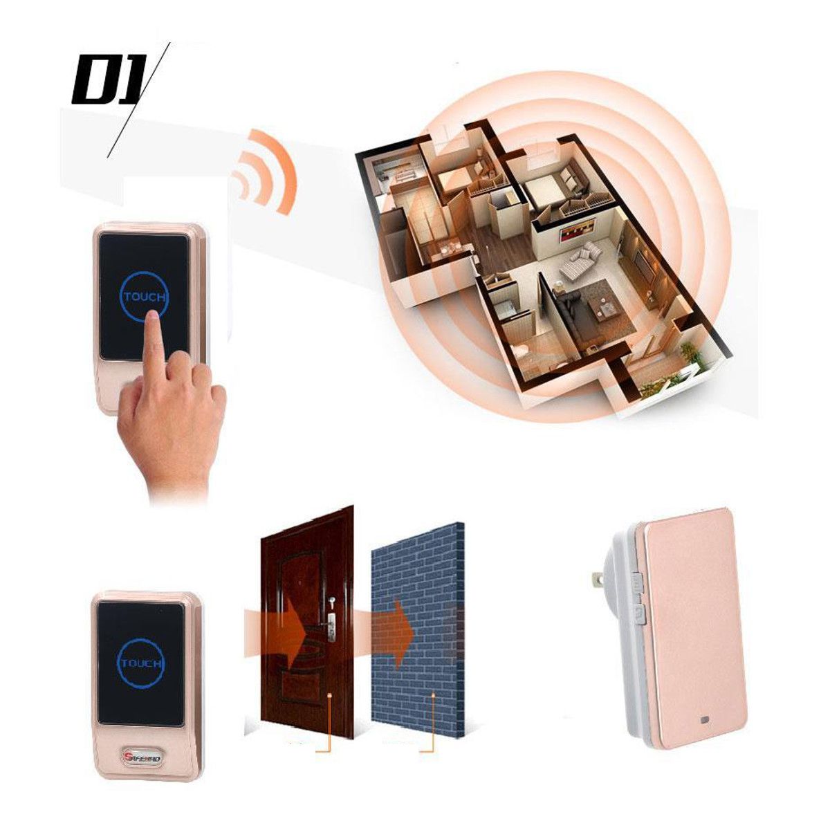 Waterproof-Home-Wireless-Doorbell-Touch-Gate-Security-Entry-Sensor-Front-Entry-1299319