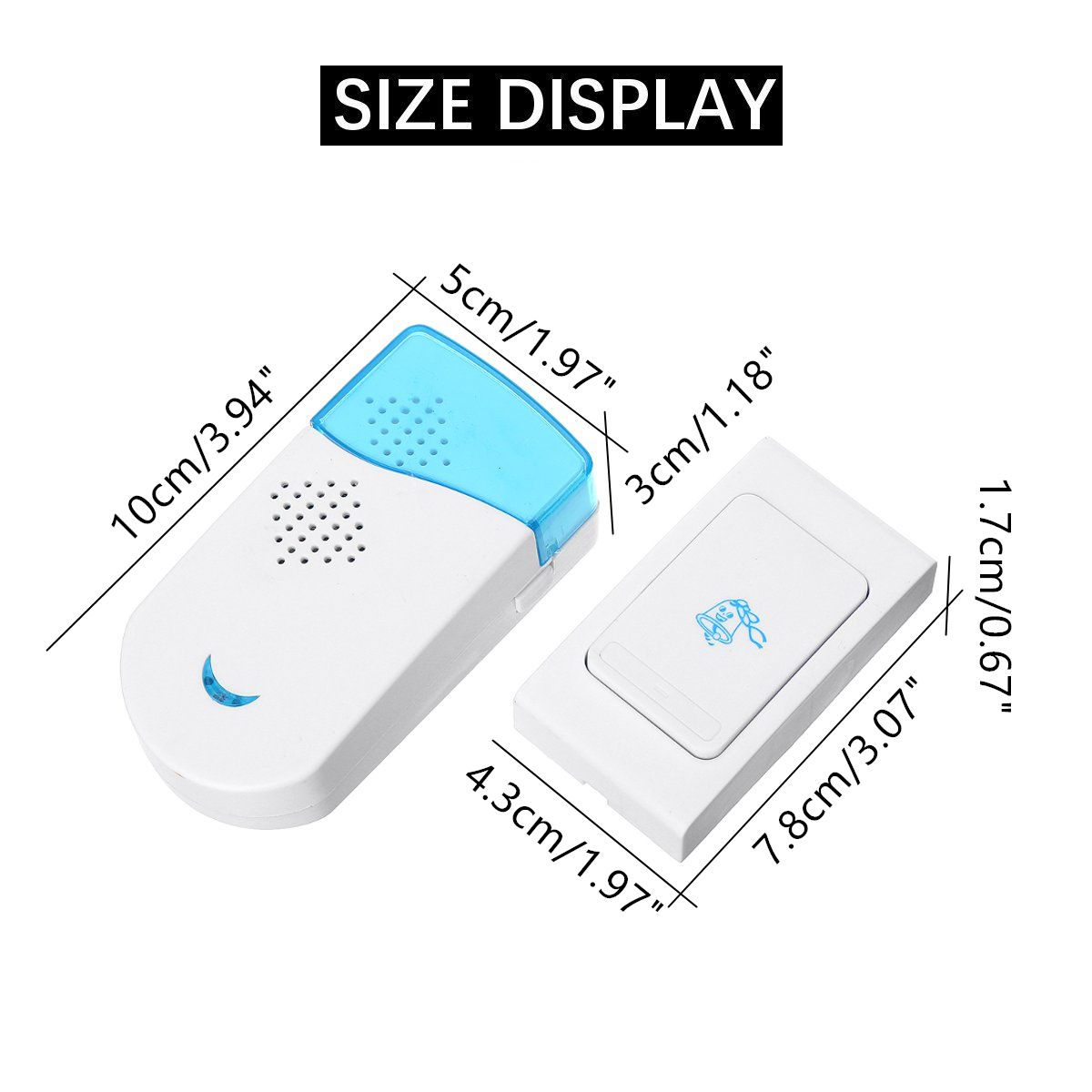 Wireless-Remote-Control-36-Tune-Songs-Smart-Doorbell-Self-adhesive-Rings-Transmitter--Receiver-1593949