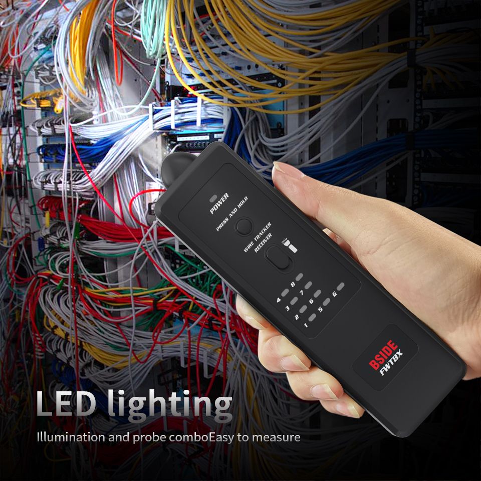 BSIDE-FWT8X-Network-Cable-Tracker-Detecteur-RJ1145-Lan-Ethernet-Phone-Wire-Tester-Finder-Telecom-Too-1753055