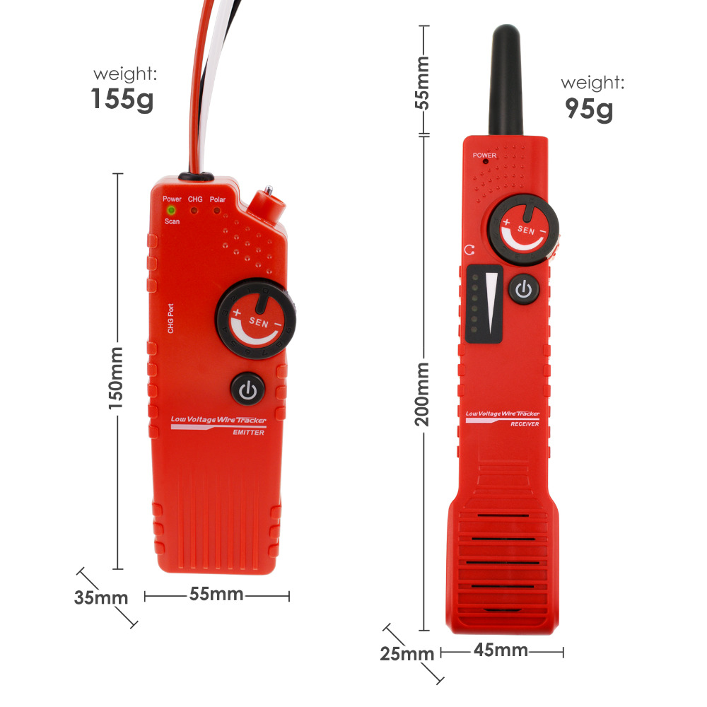 Cable-Tracker-Detector-Tester-for-low-Voltage-with-Polarity-Test-Function-Wire-Locator-amp-Rechargea-1618681