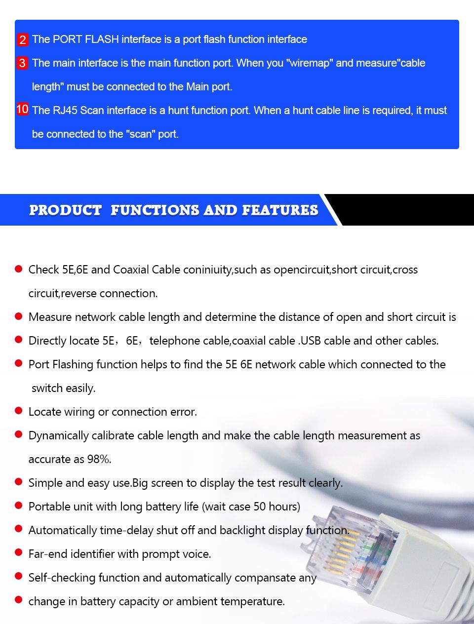 Network-Monitoring-Cable-Tester-LCD-NF-308-Wire-Fault-Locator-LAN-Network-Coacial-BNC-USB-RJ45-RJ11--1361780