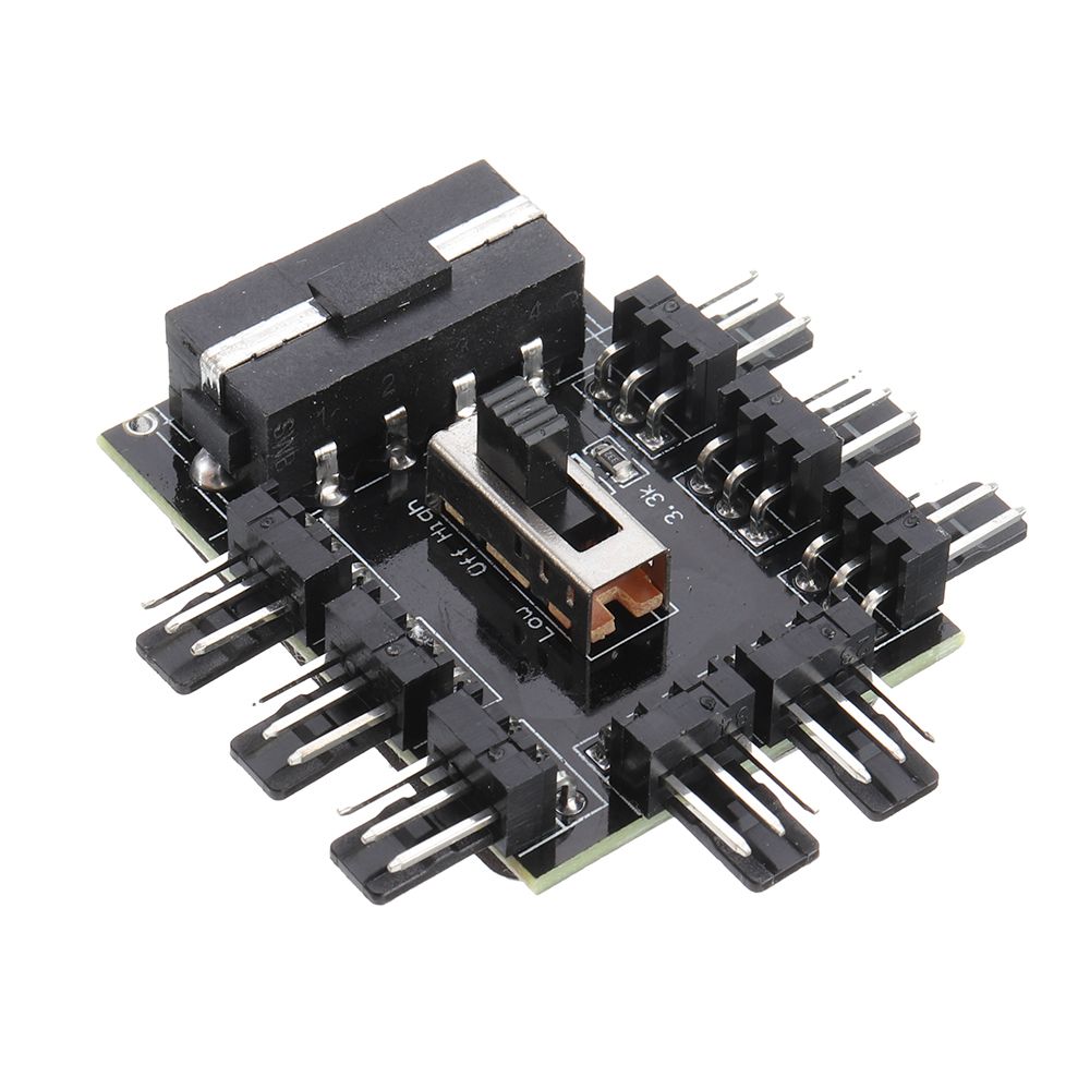 1-to-8-3Pin-Fan-Hub-PWM-Molex-Splitter-PC-Mining-Cable-12V-4P-Power-Supply-Cooler-Cooling-Speed-Cont-1545486