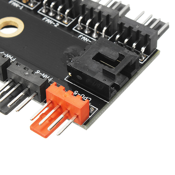12V-10-Way-4pin-Fan-Hub-Speed-Controller-Regulator-For-Computer-Case-With-PWM-Connection-Cable-CPU-F-1189057