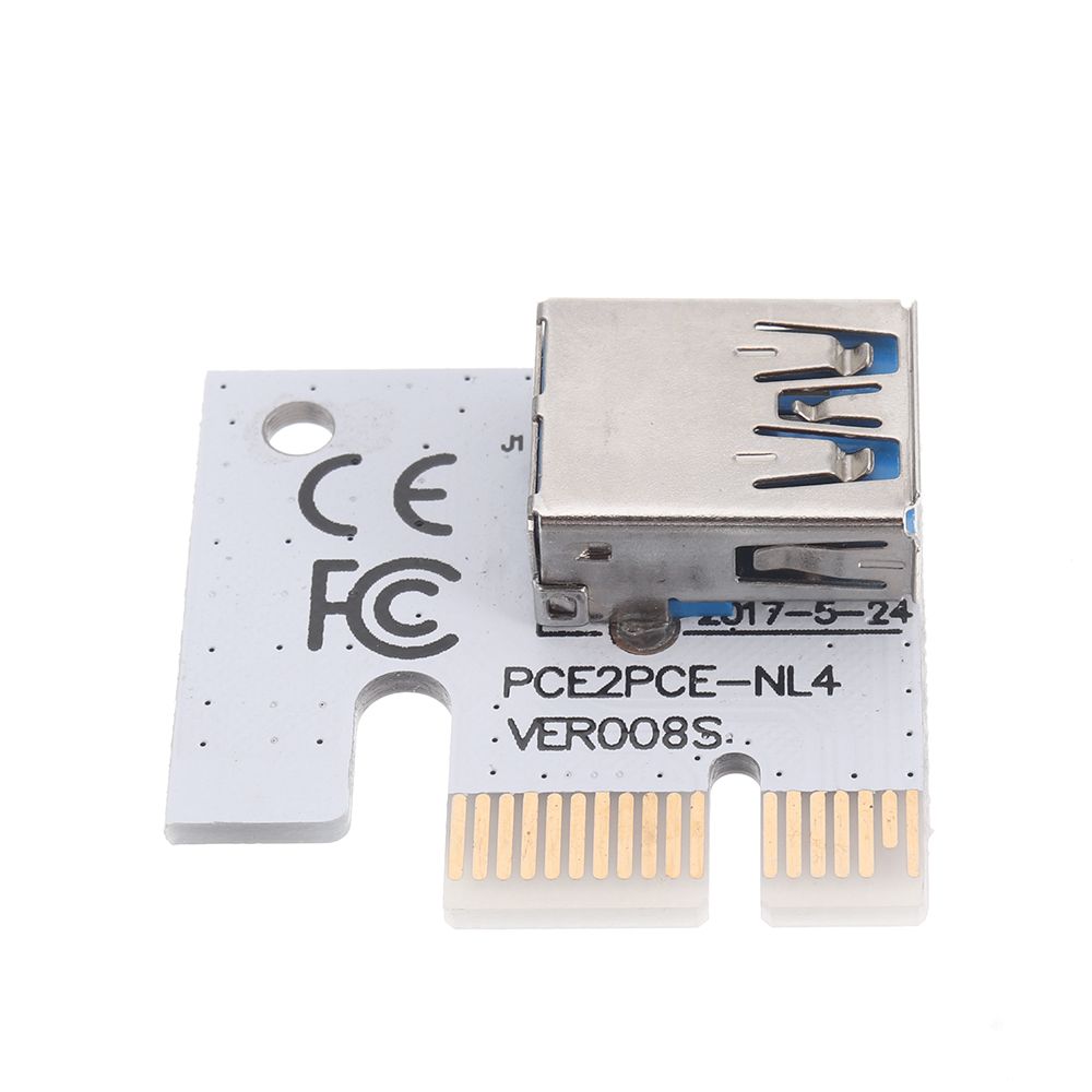 USB30-PCI-E-1x-To-16-x-SATA-4P6P-Extender-Riser-Card-Adapter-Power-Cable-Miner-1437646