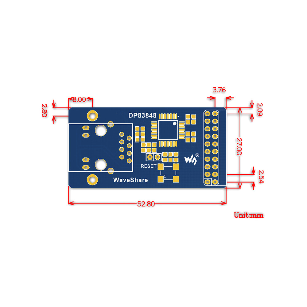 Wavesharereg-DP83848-DP83848IVV-Network-Ethernet-Development-Board-Transceiver-Module-RMII-Interface-1735613