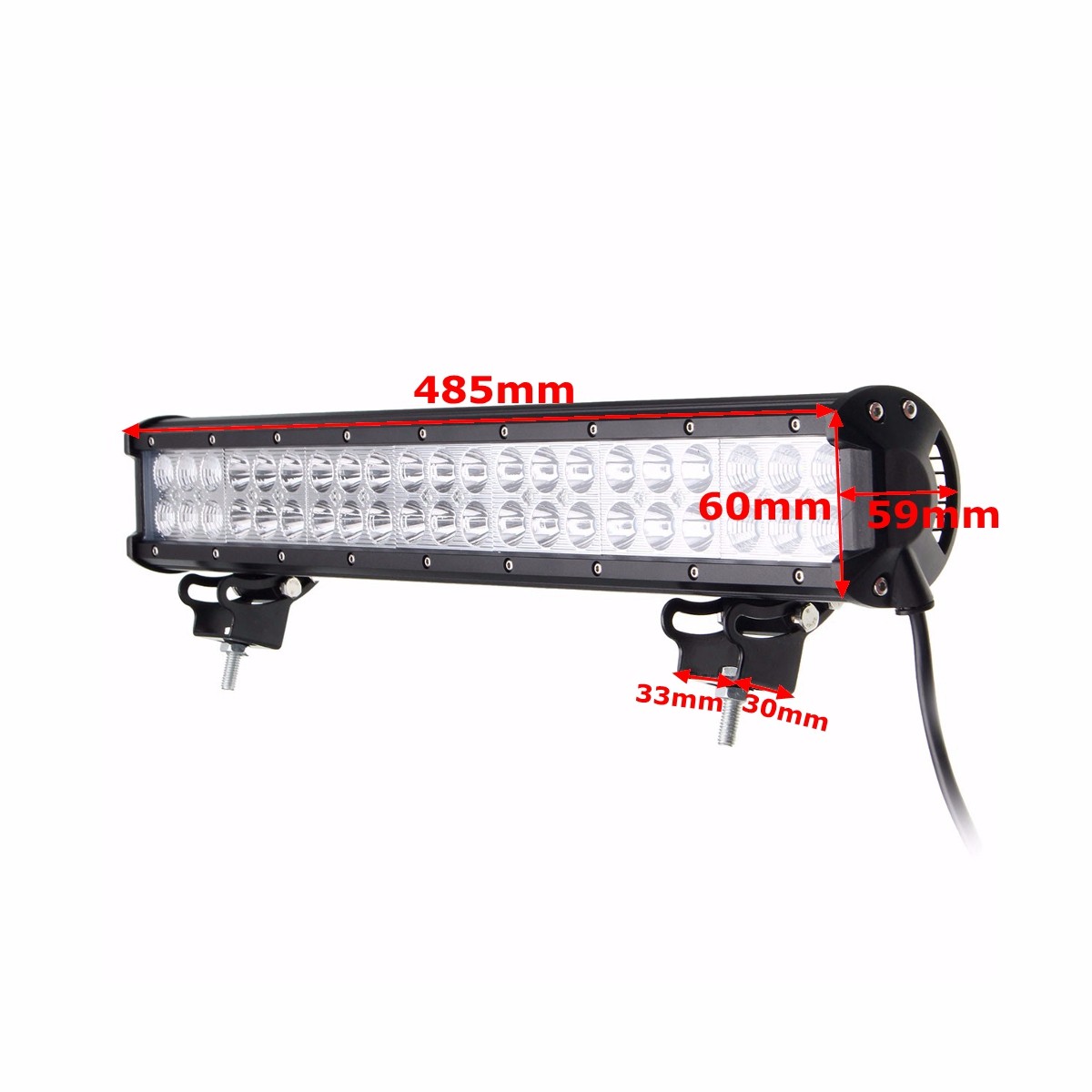 20Inch-LED-Barres-lumineuses-de-travail-entraicircnantes-faisceau-combineacute-126W-pour-Jeep-Off-Ro-1053619