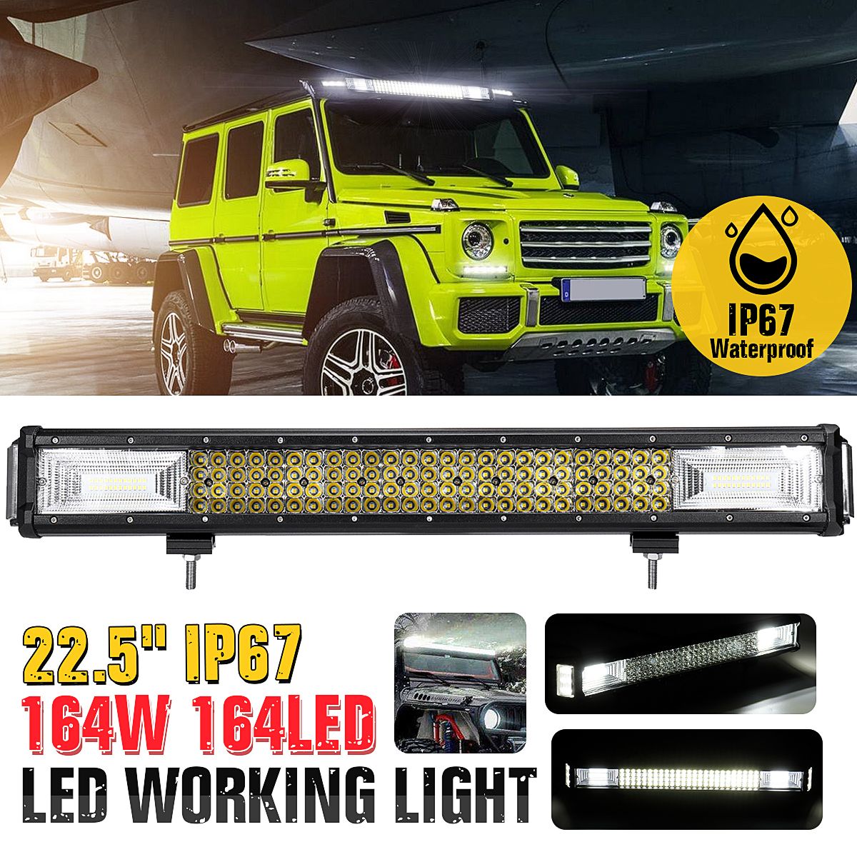 225-164LED-IP67-LED-Work-Light-Bar-Combo-Offroad-Driving-Lamp-Car-Trucks-Boat-1544905