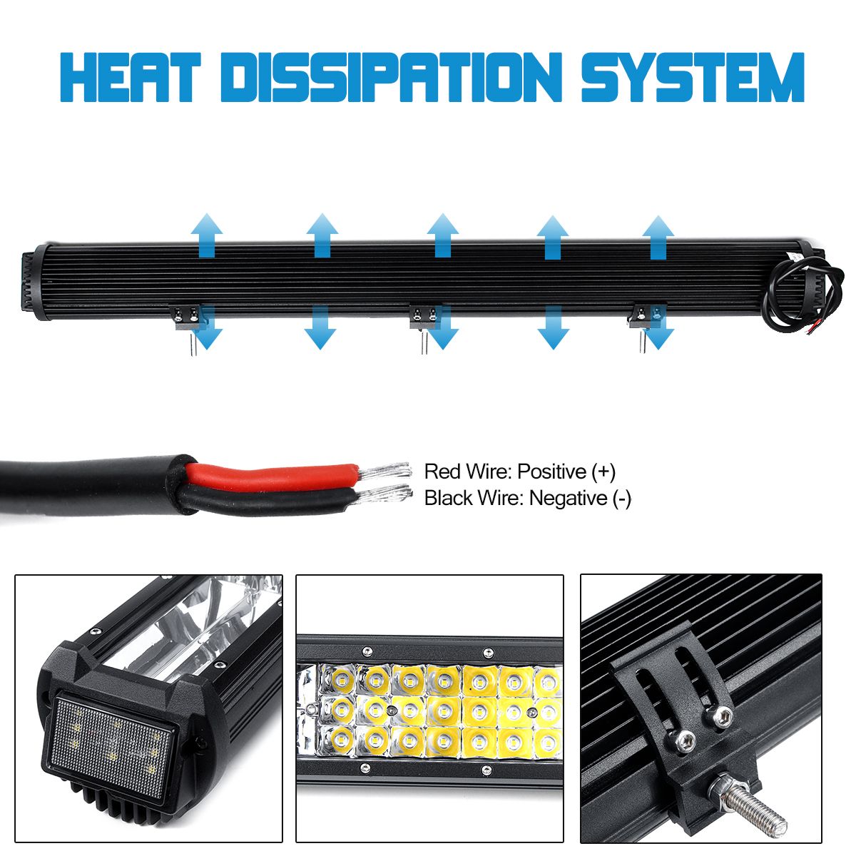 32-160W-Off-Road-LED-Work-Light-Bars-Combo-Spot-Driving-Lamp-Truck-Boat-SUV-1553351