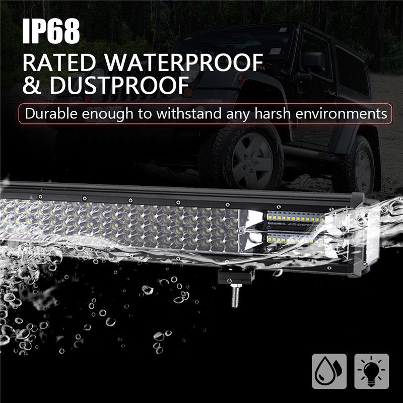 32Inch-LED-Work-Light-Bars-with-Side-Shooter-Combo-Beam-Fog-Lamp-672W-67200LM-for-Off-Road-ATV-1390764