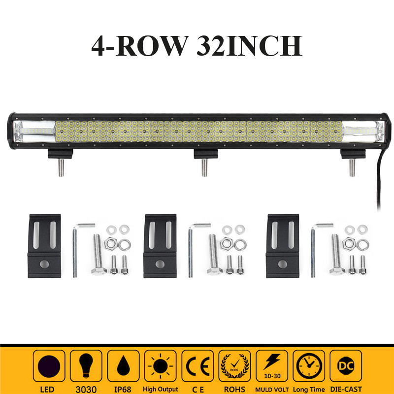 32Inch-Quad-Row-LED-Work-Light-Bars-Combo-Beam-Driving-Lamp-10-30V-648W-64800LM-6000K-for-Off-Road-S-1462648