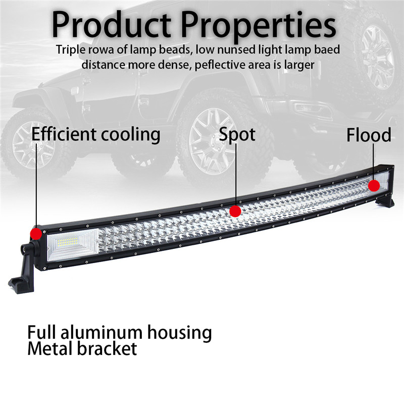 42Inch-7D-LED-Work-Light-Bars-TRI-ROW-Curved-Combo-Beam-594W-59400LM-for-Off-Road-Boat-Truck-SUV-1427255