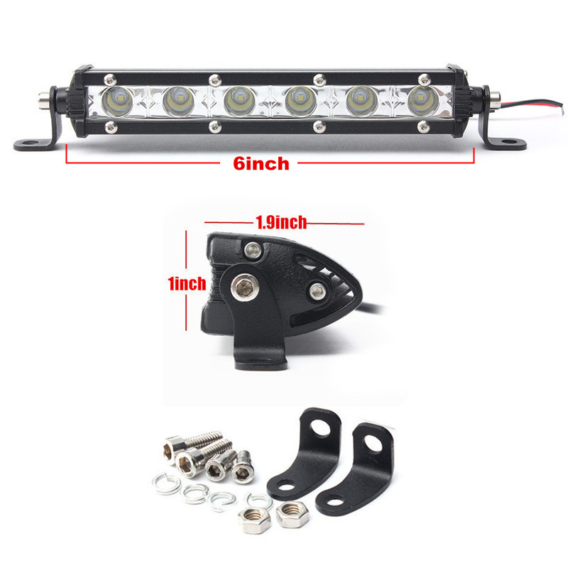 6Inch-Flood-Spot-Beam-LED-Work-Light-Bars-Driving-Lamp-for-Off-Road-SUV-Truck-ATV-16W-White-1106990