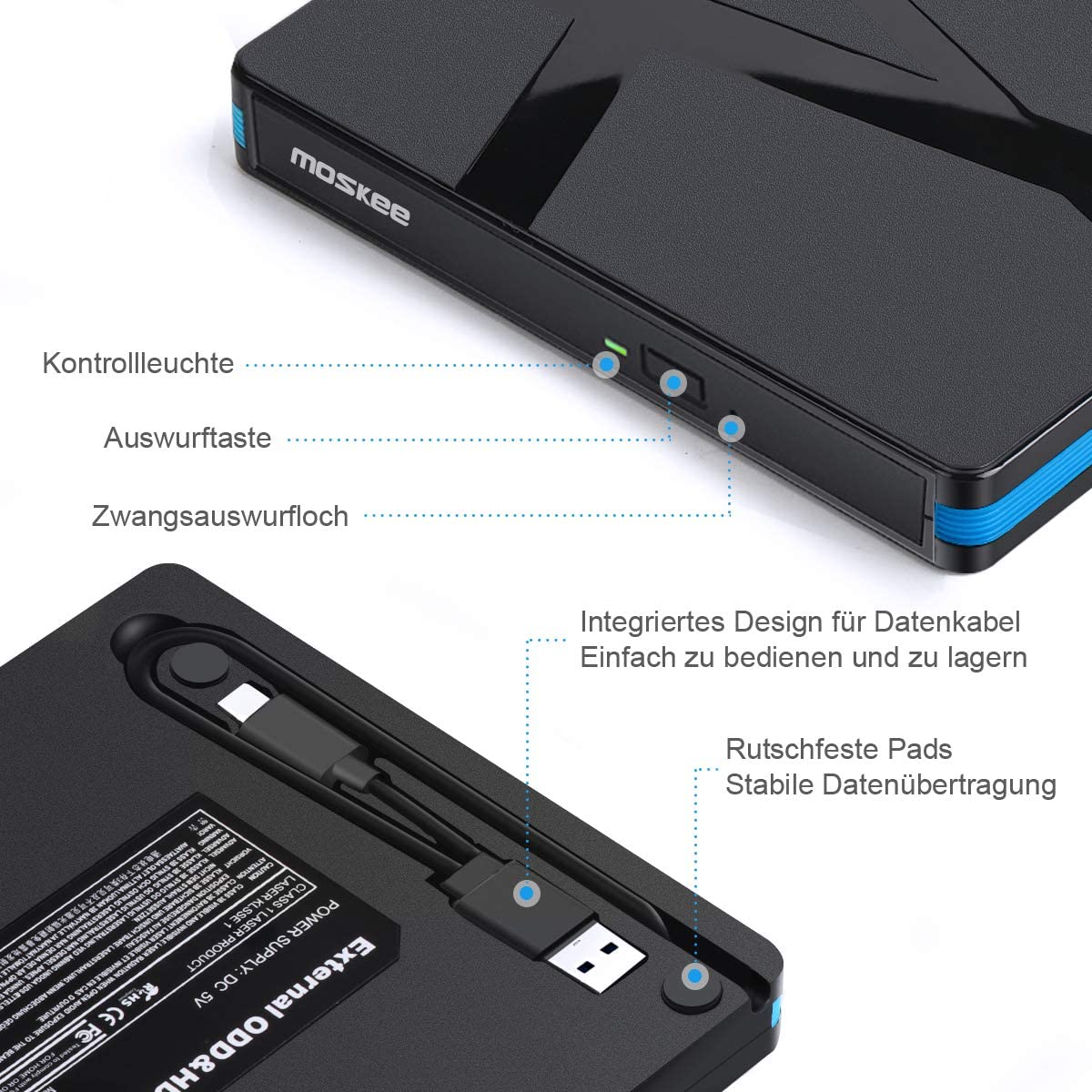 Optical-Drives-Type-CUSB30-Black-Blue-Edge-Support-WIN98XPWIN7WIN8WIN10-VISTA-Mac-86-or-Above-System-1727478