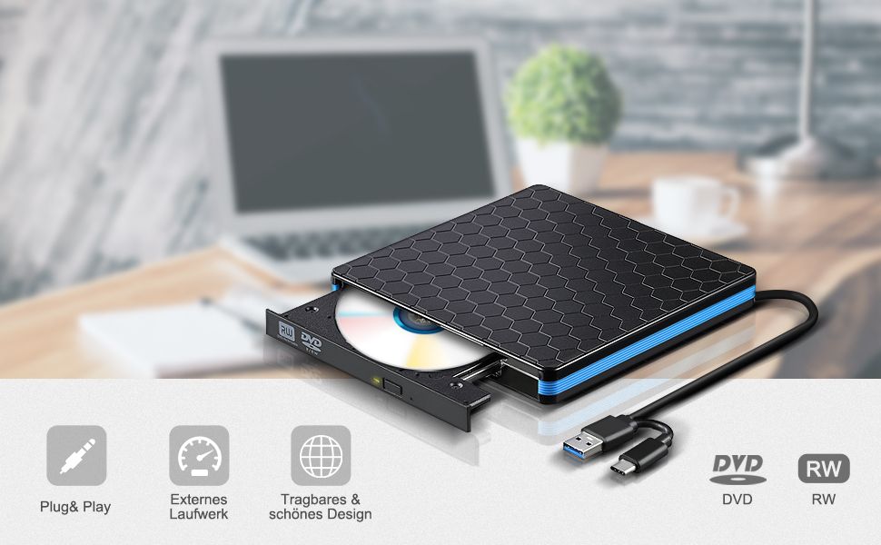 USB-30-Type-C-External-CD-DVD-Drive-Dual-Port-DVD-RW-Player-Portable-Optical-Drive-Burner-Writer-Rew-1704585