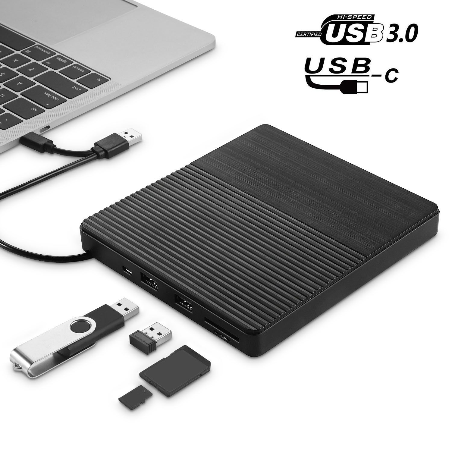 Ultra-thin-USB-30-External-Optical-Drive-USB-C-Burner-Notebook-DVD-RW-DVDCD-MacBook-LaptopType-C-CD--1644325