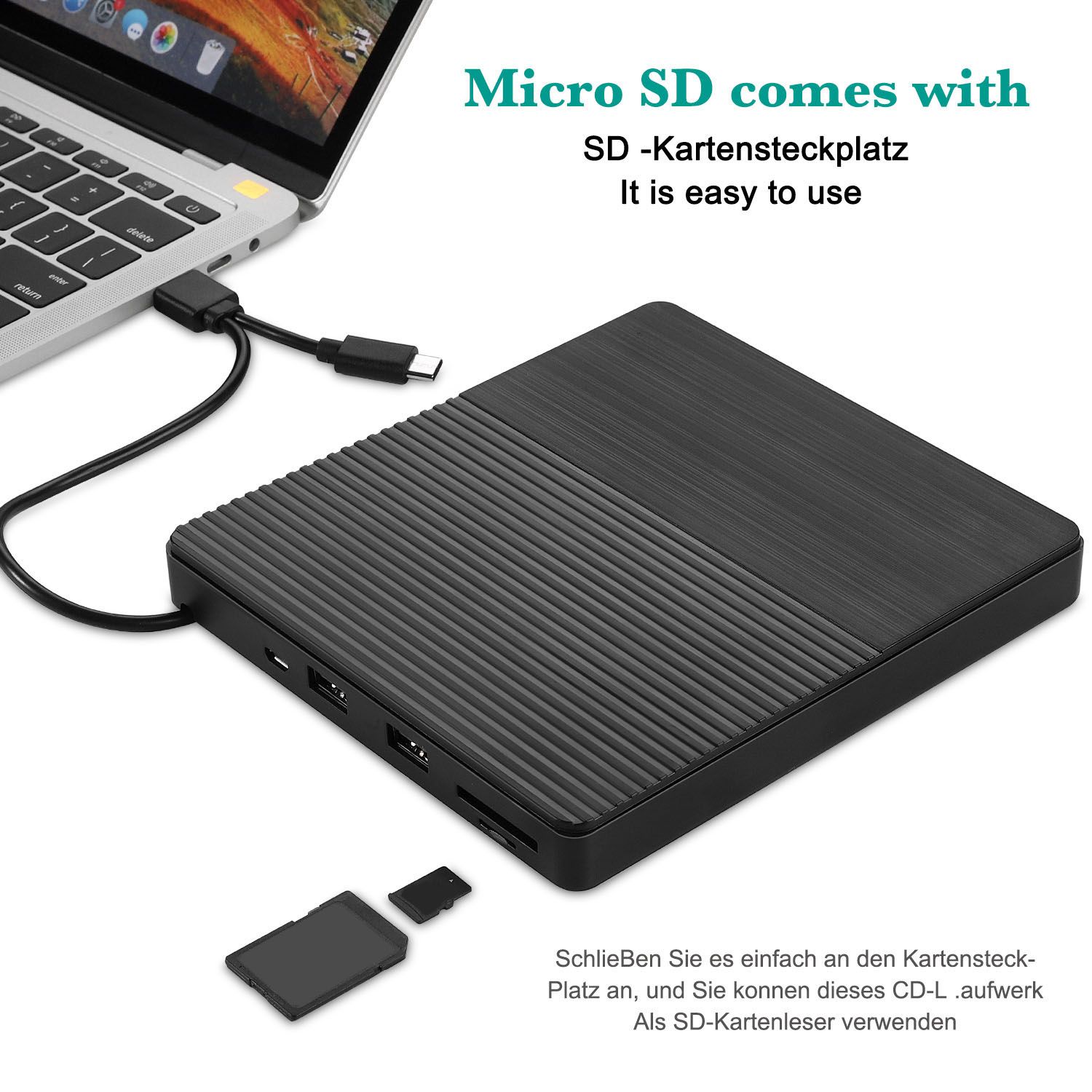 Ultra-thin-USB-30-External-Optical-Drive-USB-C-Burner-Notebook-DVD-RW-DVDCD-MacBook-LaptopType-C-CD--1644325