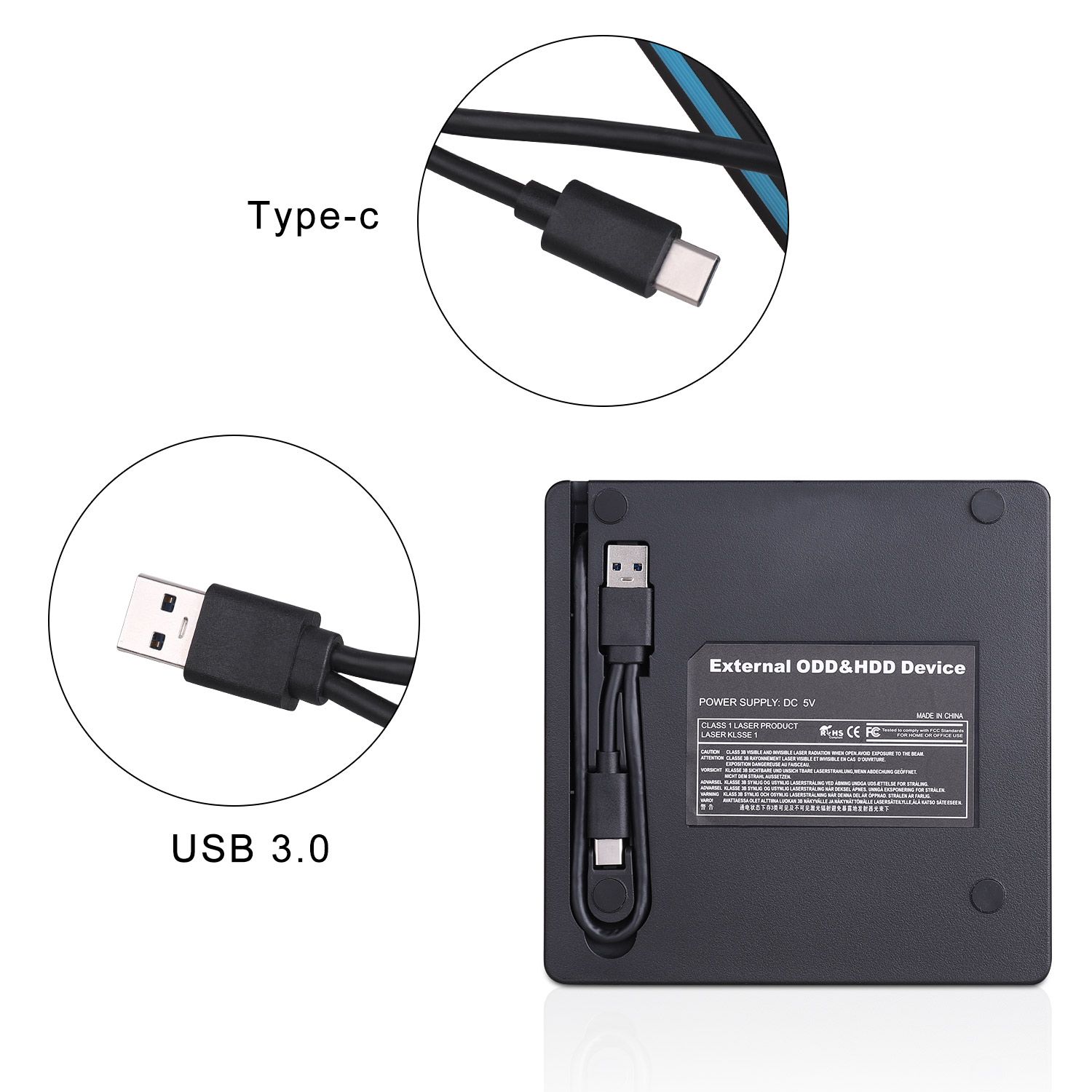 Ultra-thin-USB-30-External-Optical-Drive-USB-C-Burner-Notebook-DVD-RW-DVDCD-MacBook-LaptopType-C-CD--1644325