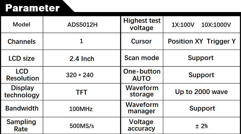 DANIU-ADS5012H-Digital-24-inch-TFT-Screen-Anti-burn-Oscilloscope-500MSs-Sampling-Rate-100MHz-Analog--1469066