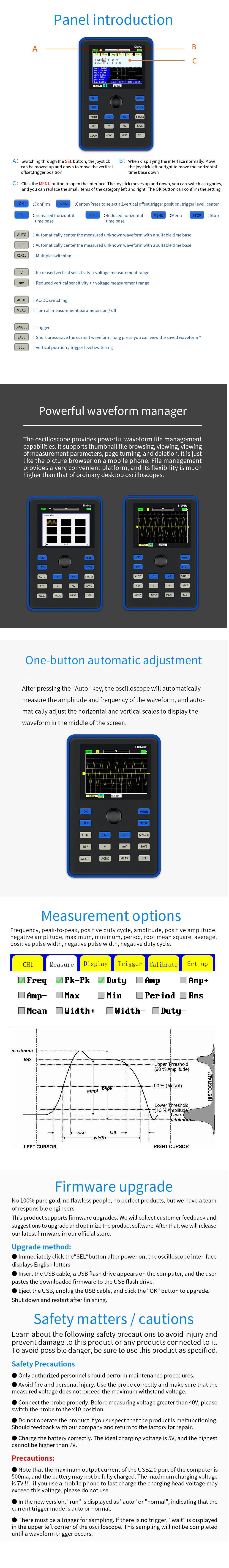 DSO1C15-Digital-Oscilloscope-500MSs-Sampling-Rate-110MHz-Analog-Bandwidth-Support-Waveform-Storage-W-1634767