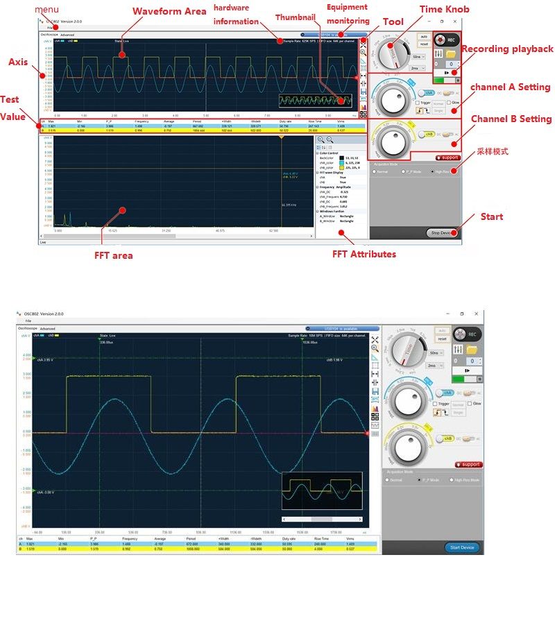 Dual-Channel-Virtual-Oscilloscope-PC-Oscilloscope-OSC482-50M-Sampling-20M-Bandwidth-PK-1008C-6022BL-1400886