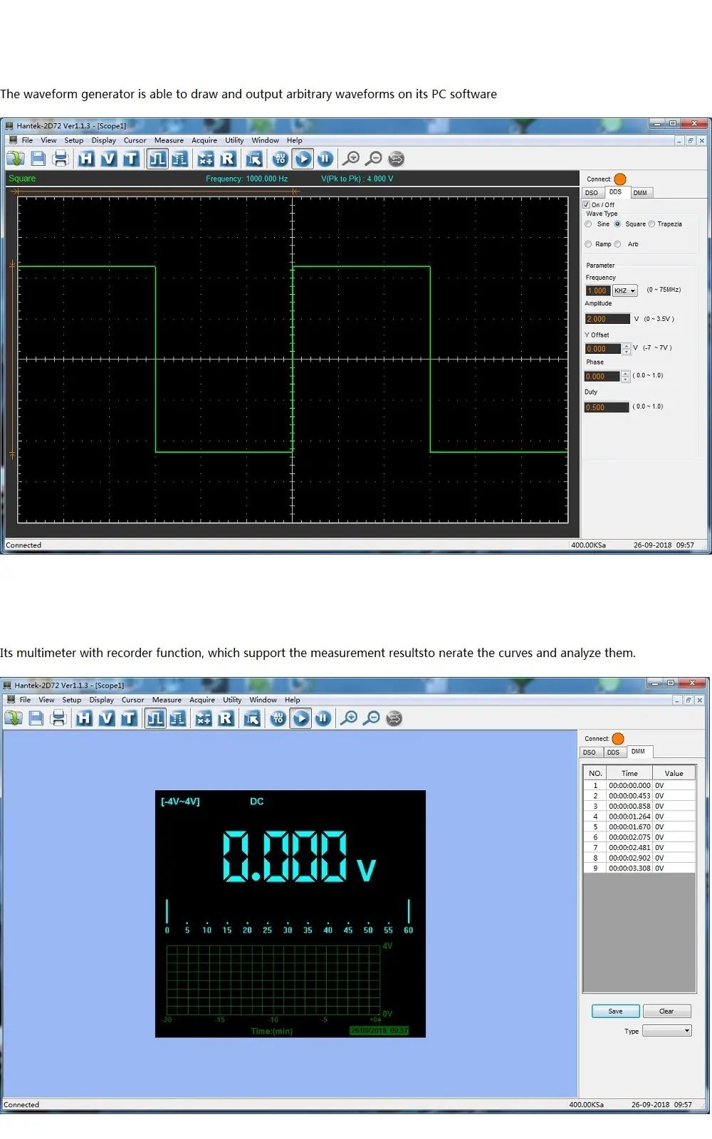 Hantek-2C42-Digital-Oscilloscope--Multimeter-Portable-USB-2-Channels-40mhz-1668138