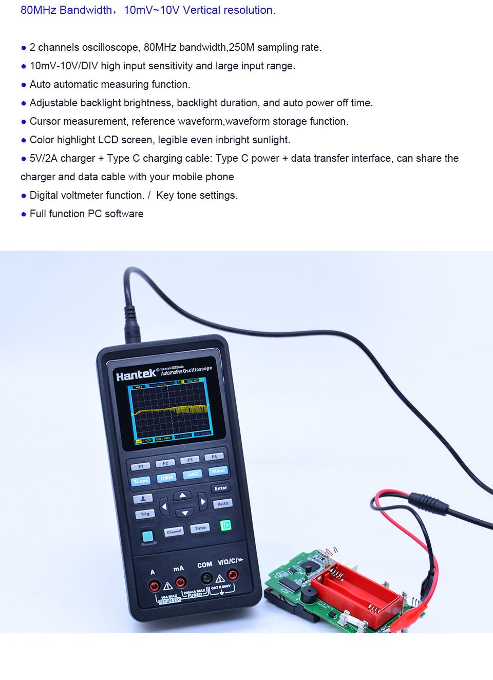 Hantek-2D82-AUTO-Digital-Oscilloscope-Multimeter-4-in1-2-Channels-80MHz-Signal-Source-Automotive-Dia-1721797