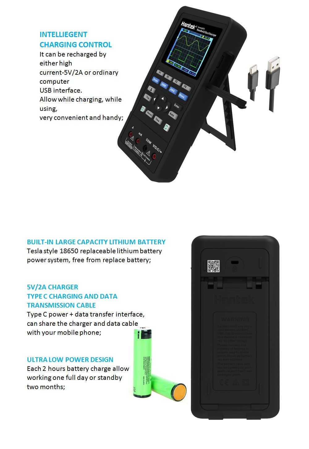 Hantek-3in1-Digital-OscilloscopeWaveform-GeneratorMultimeter-Portable-USB-2-Channels-40mhz-70mhz-LCD-1369465