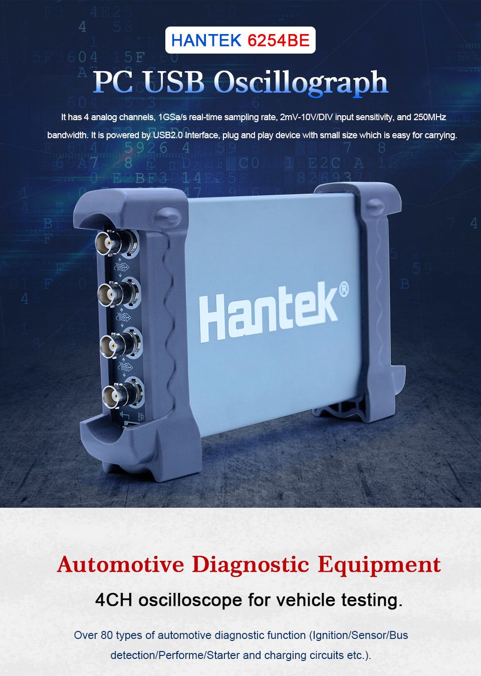 Hantek-6254BE-Digital-Oscilloscope-250MHz-Bandwidth-Automotive-Oscilloscopes-Car-detector-4-Channels-1604501