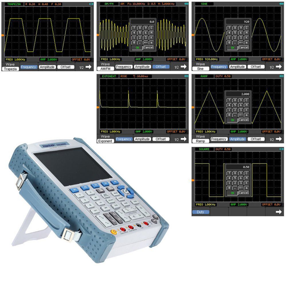 Hantek-DSO8060-Handheld-Oscilloscope-DMM-Spectrum-Analyzer-Frequency-Counter-Waveform-Generator-1328304